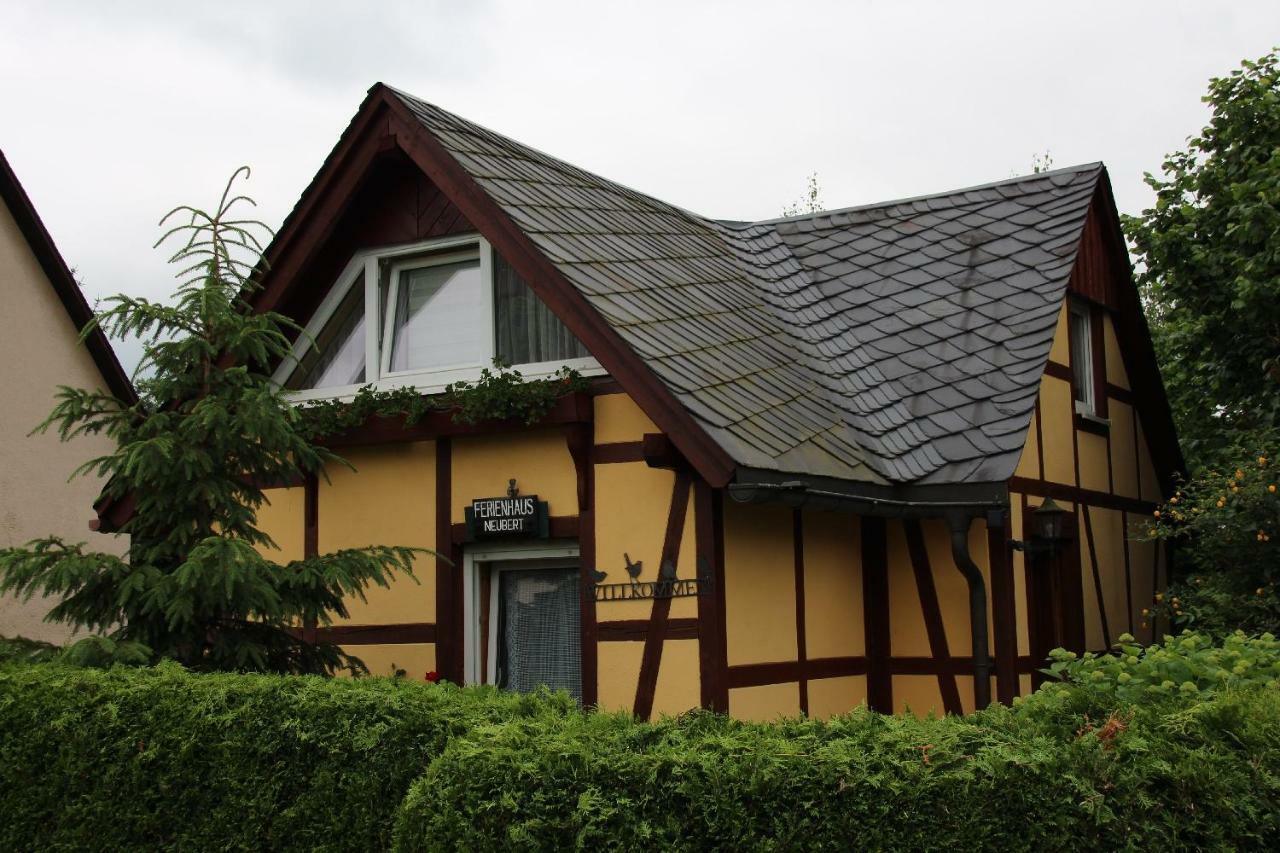 Ferienhaus Neubert Wolkenstein Bagian luar foto